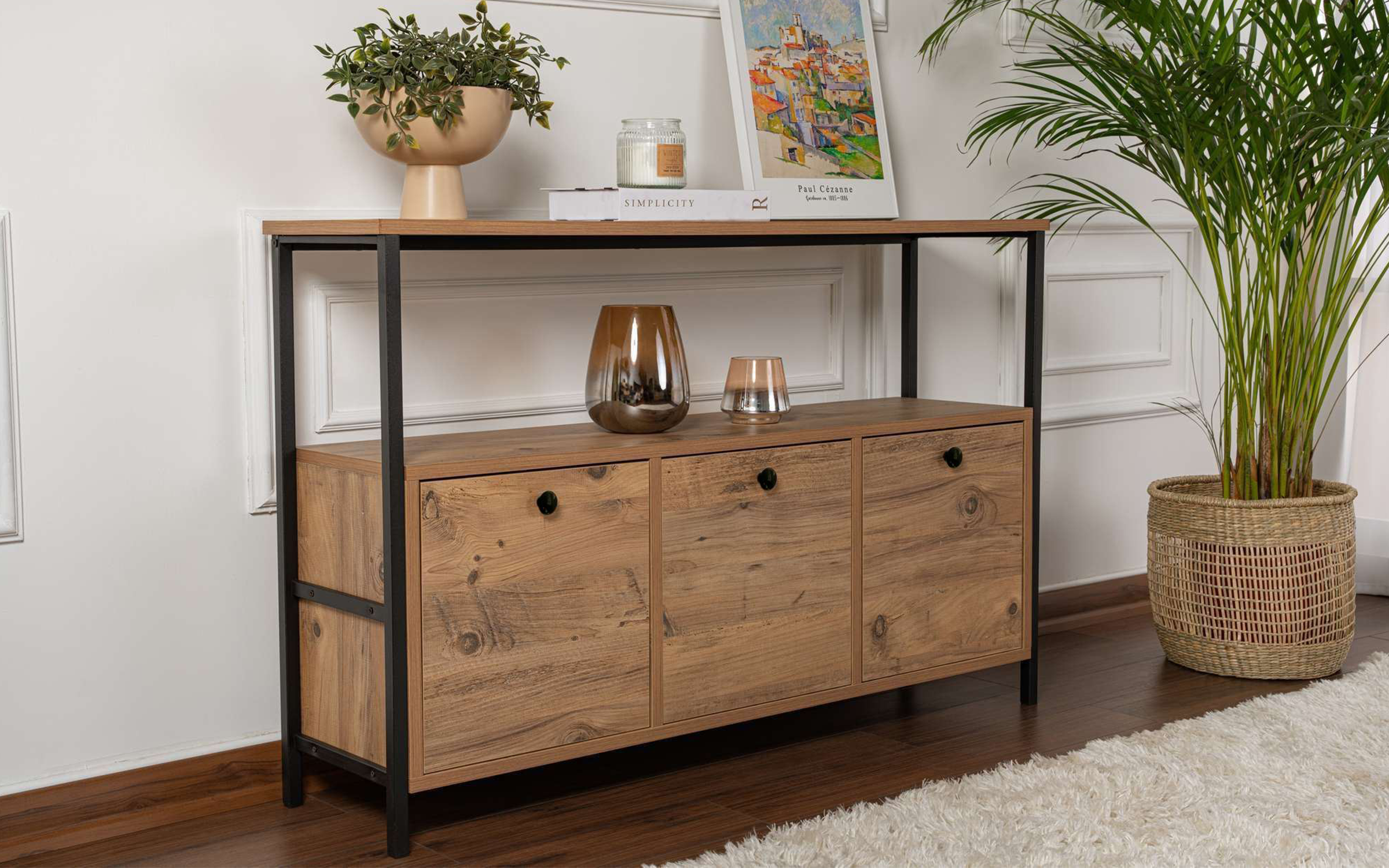 Dresser Prego, Atlantic pine + black  1